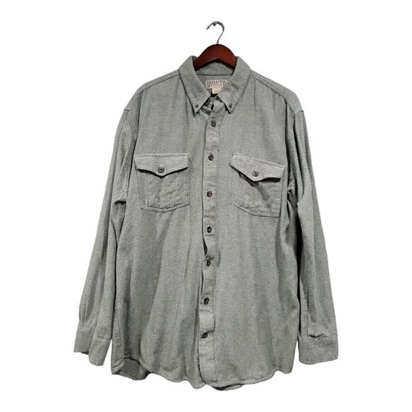 Duluth Trading Co Other - Duluth Trading Co. Men's Long-Sleeved Button-Down Green Shirt Gusseted Arm Sz LT